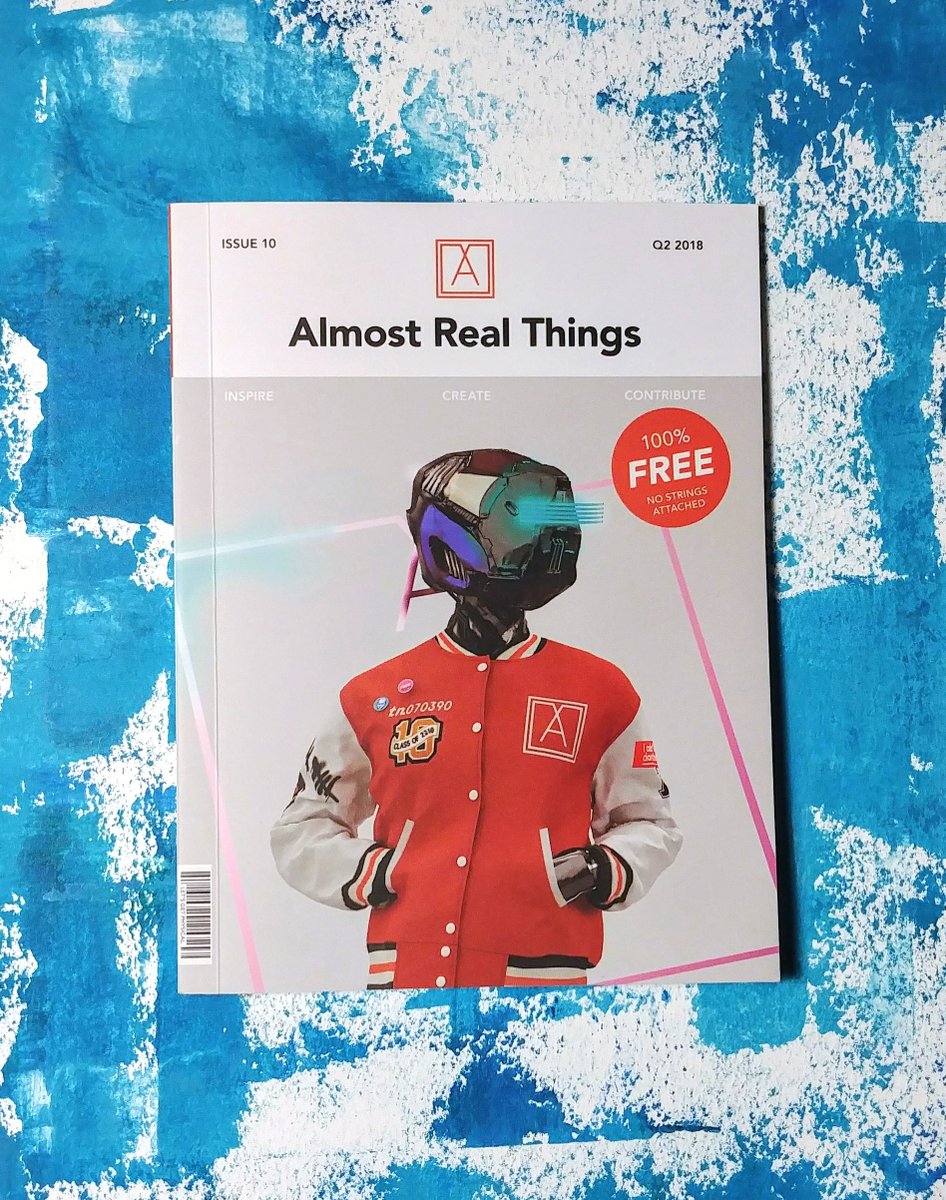 almostrealthing's tweet photo. 💁💅 Living in a material world, MATERIAL! 
Issue 10 has arrived 💥 ft. art, interviews &amp; shenanigans from 36 talented friends. Check the map on our website next week for free pickup locations!

#austinart #atxart #austinfree #atxfree #almostrealthings https://t.co/agK90SUADW