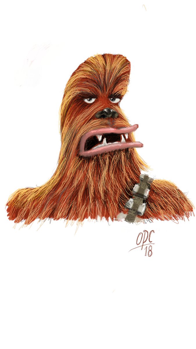 RastasCG's tweet photo. #DrawingWithNote4 #draw #drawing #conceptart #StarWarsDay #Chewaka https://t.co/FhSenn8fG2