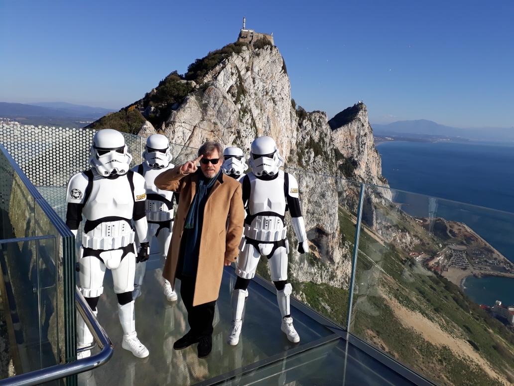 May the fourth be with you! @HamillHimself and @boogie_storm at #GibSkywalk @GibReserve @visit_gibraltar