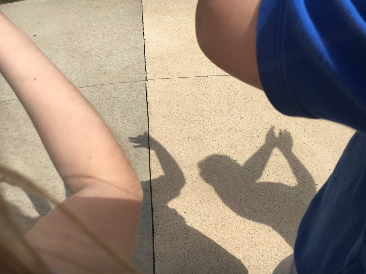 iabwaholverson's tweet photo. Outdoor learning about shadows in science. #Mayfun #jrsaints https://t.co/IbQyHh0c8c