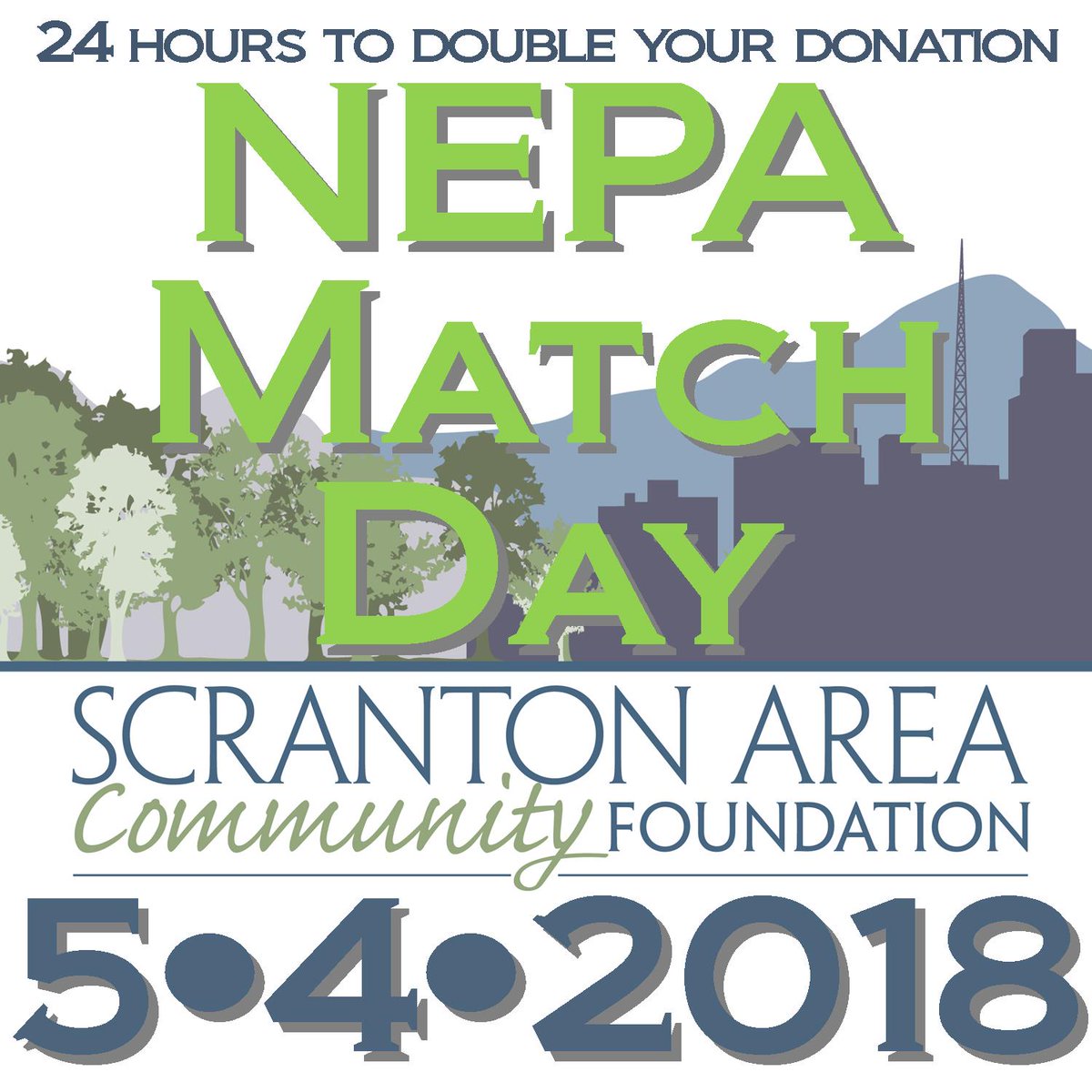 Keep the #NEPAMatchDay donations coming!! There's still time to contribute to the 25 nonprofits involved with this initiative by <a href="/ScrantonAreaFdn/">Scranton Area Community Foundation</a>. Here's the collective! bit.ly/2HSJAEx