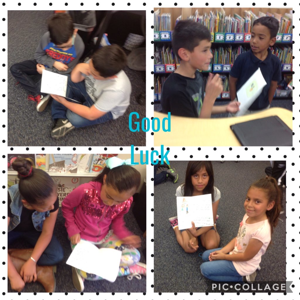 1st grade buddies made cards to encourage 4 th graders to do their best always...especially during testing week! We believe in you 4 th graders! #WeareTUSD #nelsonpride