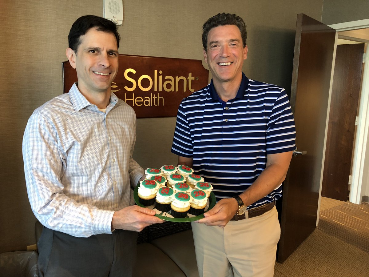 soliant's tweet photo. And here they are - the incredible leaders who started it all! Thanks for motivating us to #innovate, to commit to our craft, to stick with our goals, to be and #thinkpremium, to #succeedtogether, and to make sure we are constantly #makinglivesbetter for our candidates & clients! https://t.co/CIp3aKKbgu
