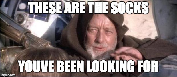 #MayTheFourthBeWithYou Happy #StarWarsDay! We've definitely got the #merino wool socks you've been looking for -- and we don't even need mind control :) Point6.com  #SocksOnPoint #SockGameStrong