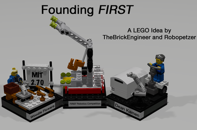 By popular demand, the creators of the #LEGO #FIRSTPowerUp idea created another concept focused on Dean Kamen and Woodie Flowers. Please support their concept and have everyone you know do the same; they need 10k supporters! #omgrobots buff.ly/2jo4r7X