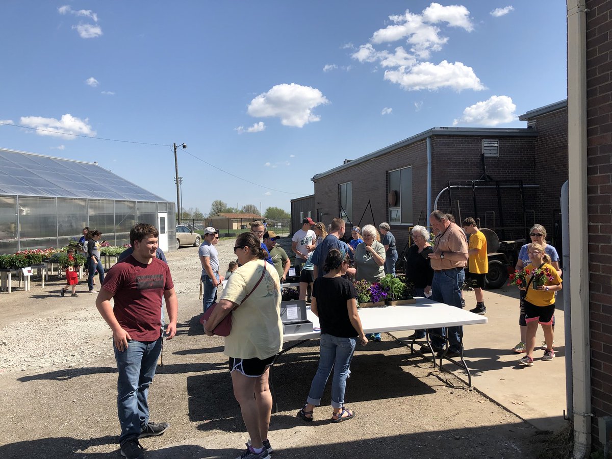 DocSig's tweet photo. Greenhouse sale, going on now and tomorrow AM. It’s disappearing quickly! Support @Savannah_FFA #SHSProud https://t.co/RJNuzyfPza