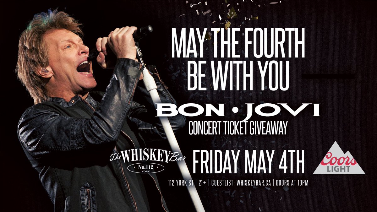 We are giving away a pair of tickets to Monday’s concert tonight!!