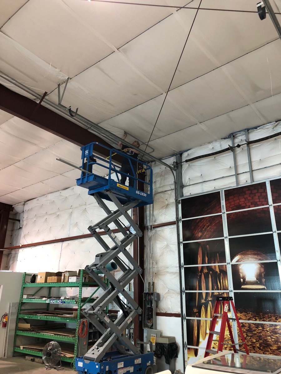MtDogSignCo's tweet photo. Totally excited about our new Oce Arizona flatbed printer that is inbound mid-May!  Electrical is getting done today!  #ocearizona  #expandingcapabilities #morecoolsigns https://t.co/RAqkVYcSAP