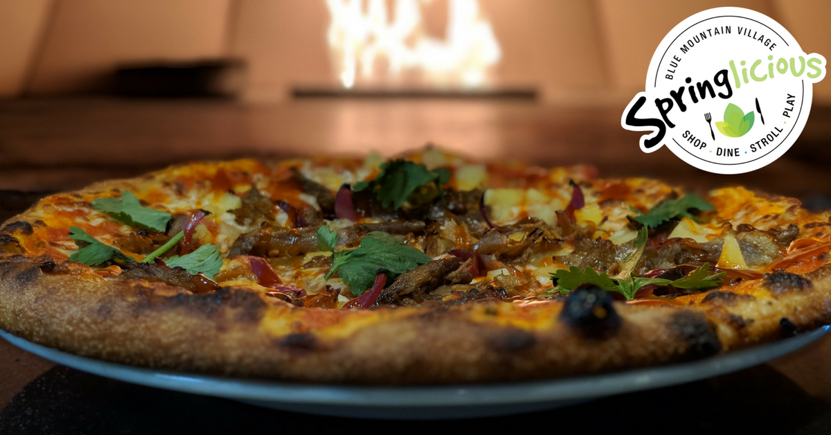 BlueMtnVillage's tweet photo. Happy Friday! Celebrate with #Springlicious specials, which are available until May 18th! Enjoy $29.99 shopping, dining, and spa specials, including delicious entrées like this BBQ Duck Pizza from @obbluemtn!
See all the specials at https://t.co/GPKbCRp6L5! #SpringliciousAtBlue https://t.co/Wu7BR08QvC