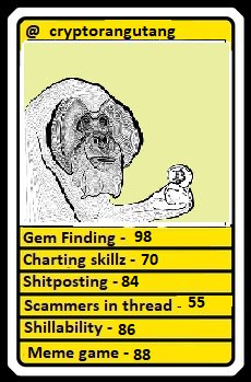 BaronVonBTC's tweet photo. No #3 in my #cryptotoptrumps is @cryptorangutang https://t.co/T7AHkJBpxs