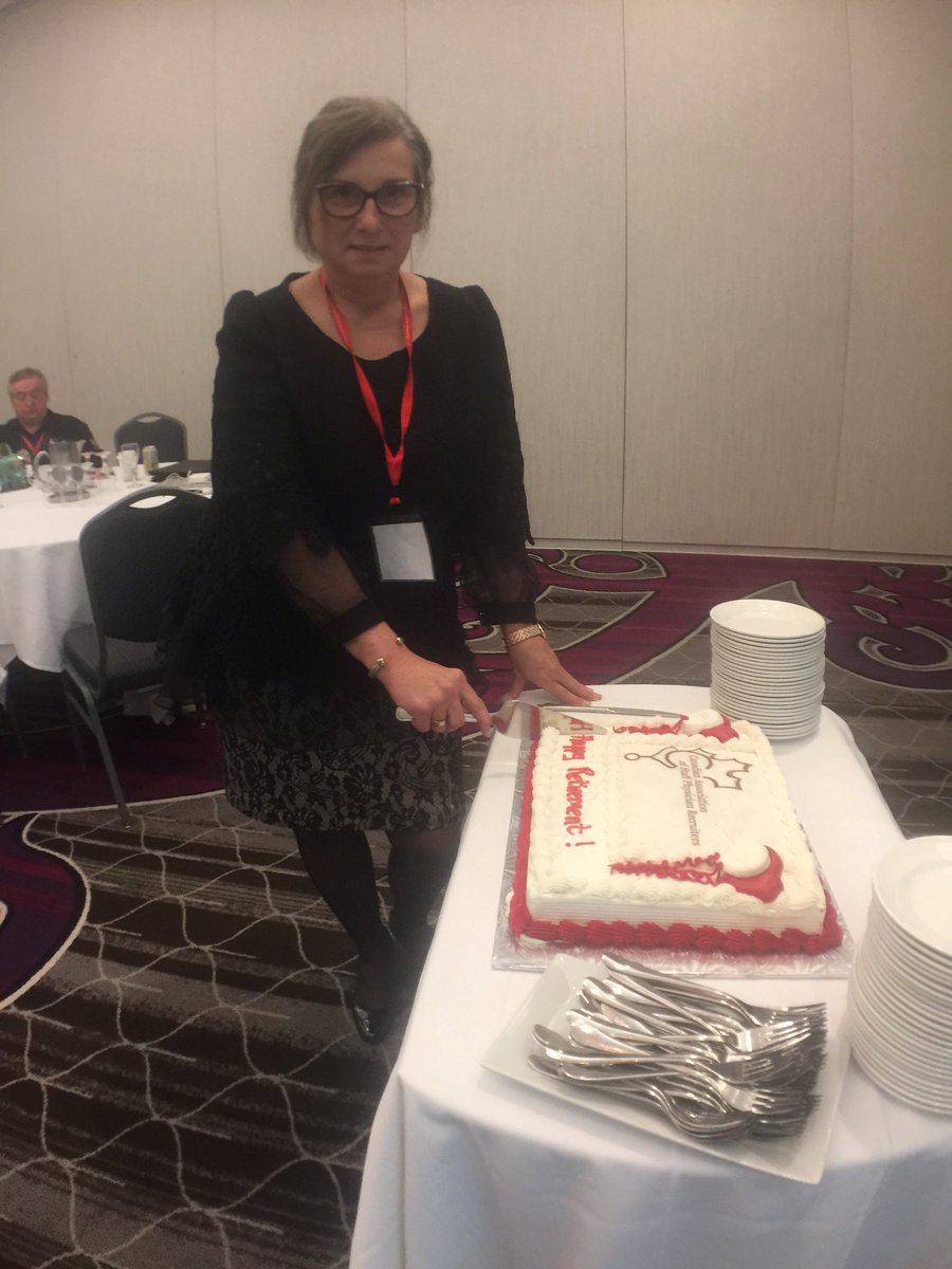 CanadianASPR's tweet photo. Wishing Sheila MacLean a Happy Retirement from all of us at CASPR! #IamCASPR #CASPR2018 @HealthJobsPEI https://t.co/rjs3ZdAeRz