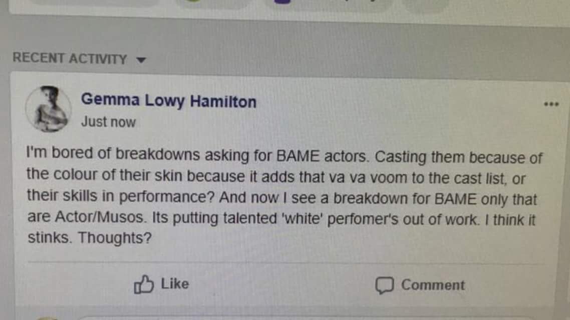 Putting this out there again. A message from Gemma Lowy Hamilton an agent .... disgusting notion.