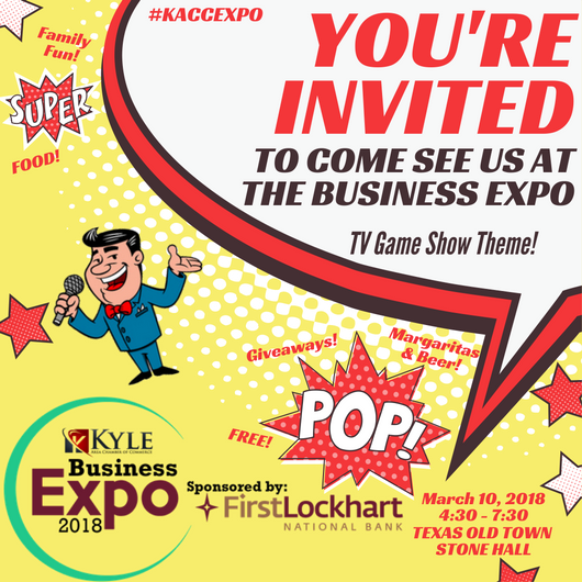 KyleTexas's tweet photo. We hope to see you all at the Business Expo this upcoming Thursday at Texas Old Town Stone Hall from 4:30pm - 7:30pm! #KACC #KACCExpo #KyleBusiness #VisitKyle #ATXBusiness https://t.co/cxslPETOF6