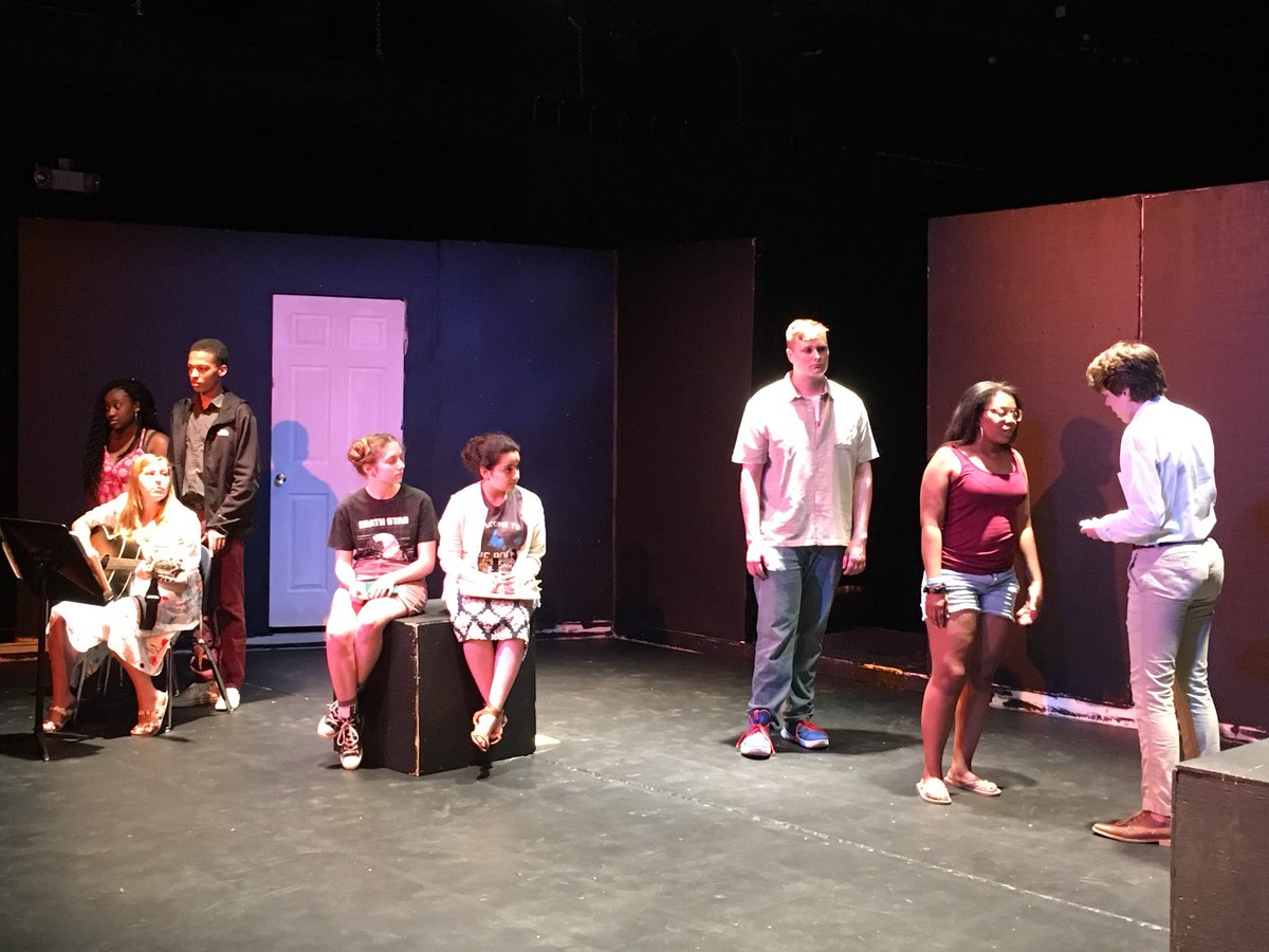 Mr. Harris, Mr. Hart, Actors, technicians, and musicians from both Heritage and Glass theatre programs are in final rehearsals for the collaborative production of Loving. Perfs are Wednesday and Friday at ECG and Thursday and Saturday at HHS! <a href="/ecghighschool/">E.C. Glass H.S.</a>  <a href="/HHS_Pioneers/">Heritage High School</a>