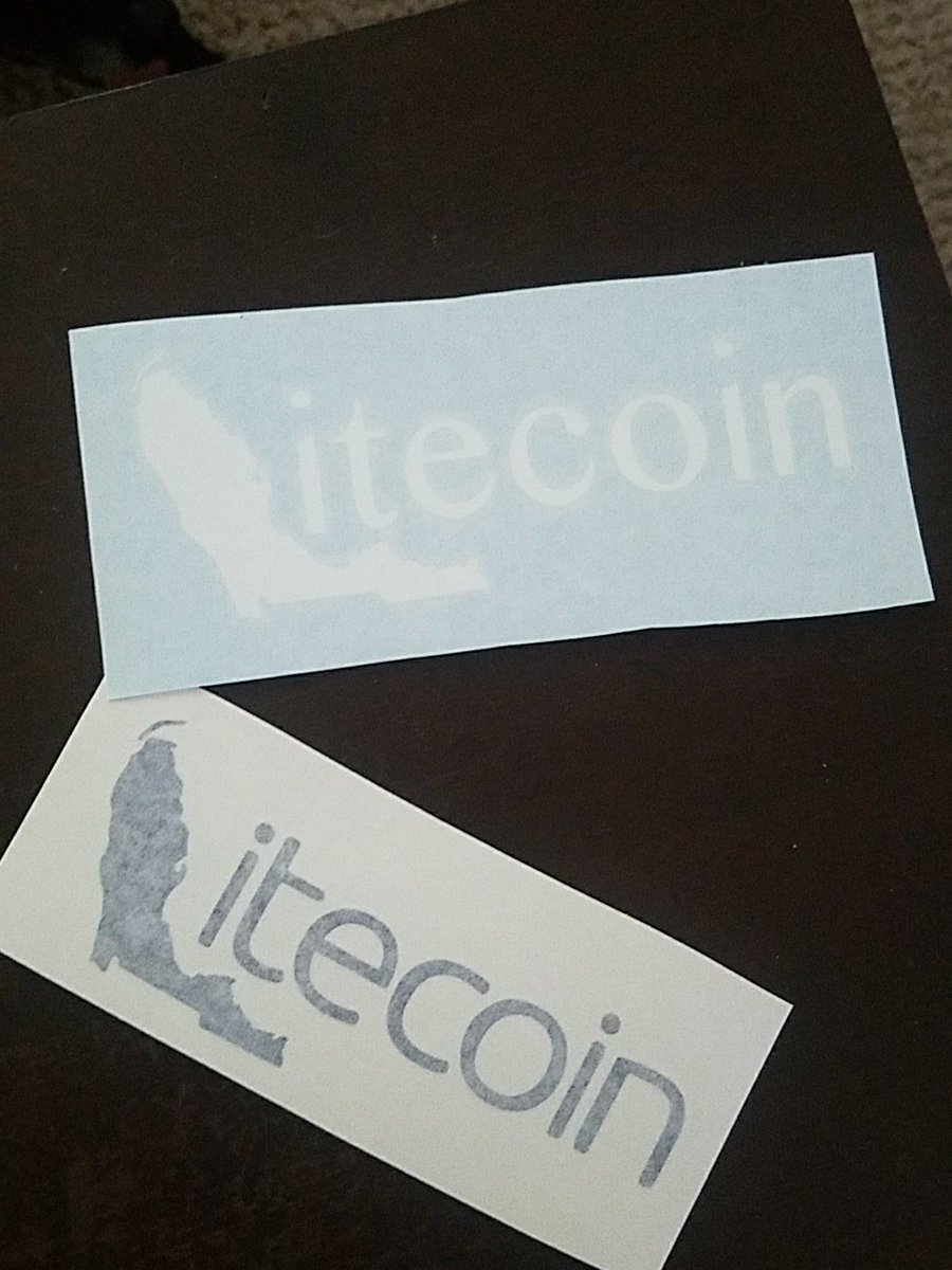 Varcadidragon88's tweet photo. Just got these sick #Litecoin stickers from my friend @CryptoTiki in the mail today I love how well Florida and #LTC look together! #GoLitecoin #ThankYou https://t.co/CM8pkQ35hH