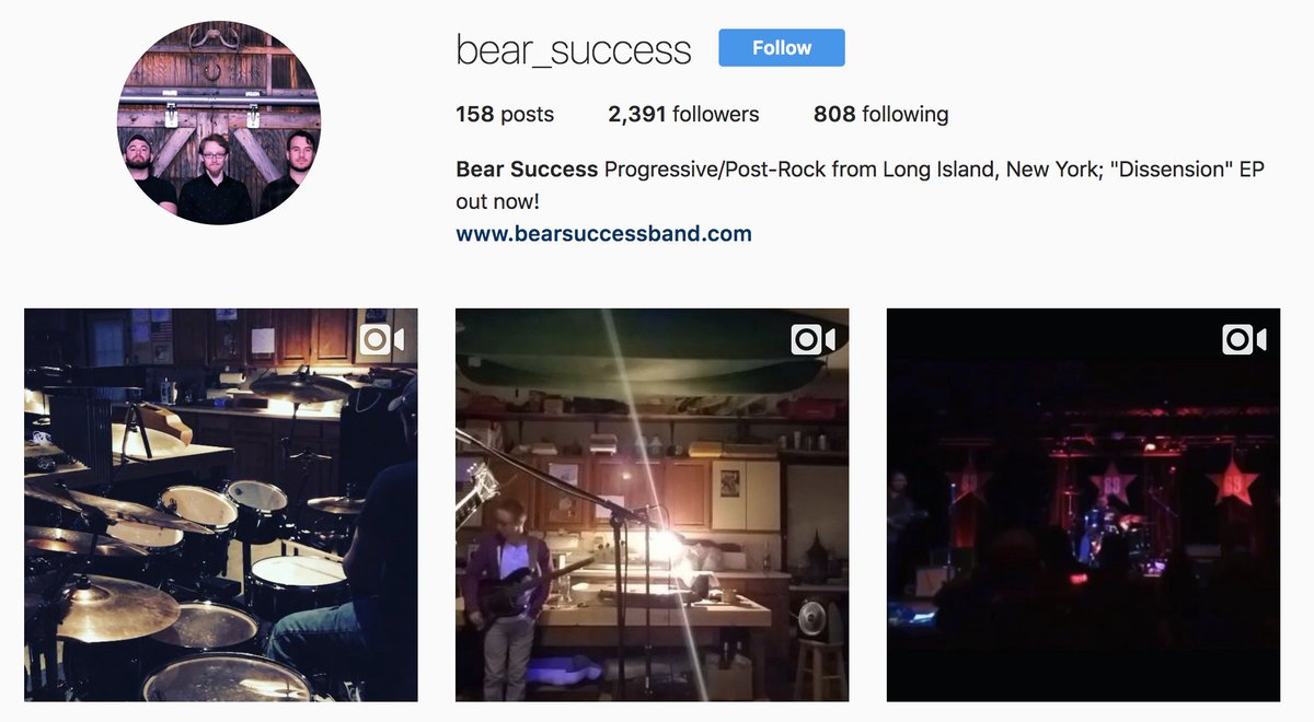 go follow us on instagram if you don't yet, we post a lot of new music clips over there. listen to what we've been up to 👊