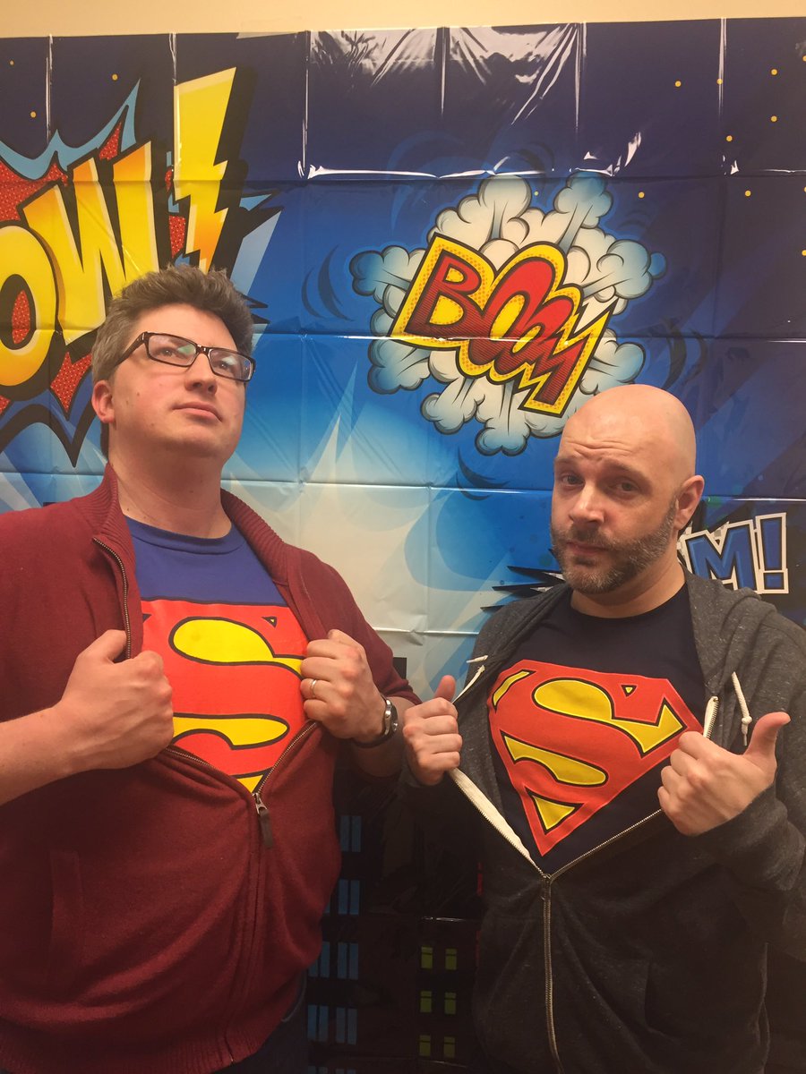 Superheroes of <a href="/UCExploratory/">Exploratory Studies</a> <a href="/Matttrombone/">Matt Pickett</a> <a href="/BigBobbyGray/">Robert Gray</a> so glad to be a part of this team! Thanks for all you do <a href="/uofcincy/">University of Cincinnati</a> <a href="/UC_ArtSci/">UC_ArtSci</a>