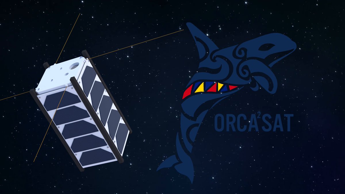 uvicnews's tweet photo. #UVic students’ mini #satellite dubbed “OrcaSat” will be a tool to help astronomers explore the origins & future of the universe. It’s the size of a milk carton but it’s got big aspirations! @UVic’s entry in @csa_asc’s #CubeSatProject unveiled today: https://t.co/xp0vqaAGaI https://t.co/Lzm714mZQd