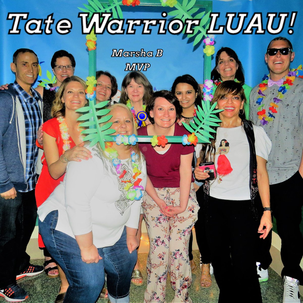 CoachKoffron's tweet photo. 🍍 Tate LUAU #Prom2k18 🥥
#FlashbackFriday to Saturday 😎
Food + Games + Dancing = Lit🔥
Thank You DJ Ed Meade! 🎶
#AlternativeFun #TateIsGr8 🕺
Staff MVP Marsha Berentson 🏆
@TateHSLibrary @ictatewarrior
Team Tater Trots getn Steps in for 
@IowaCitySchools Step Challenge https://t.co/WGhtB6M1IN