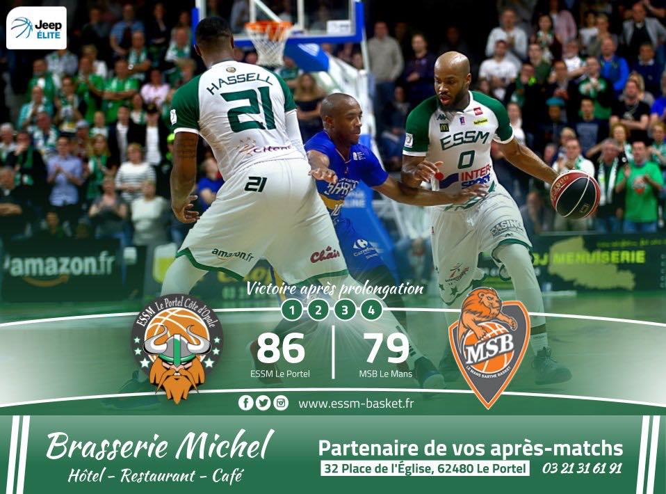 BFMLittoral's tweet image. #Basket : @ESSMbasket bat le Mans, ce vendredi soir : 86-72