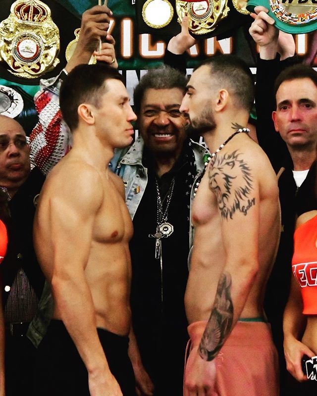FrontproofMedia's tweet photo. Gennady Golovkin 160 vs. Vanes Martirosyan 159.6
We have a fight!!!!! #gggmartirosyan #boxing #boxeo #boxingheads #boxingday #boxingnews #ggg #gennadygolovkin #kazakhstan #frontproof #frontproofmedia https://t.co/spkEKnumrU https://t.co/OIB89Gbvve