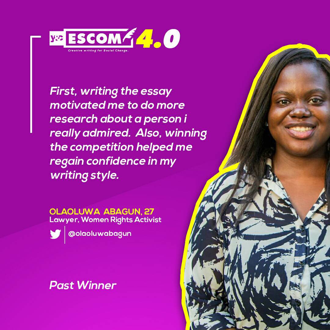 yccomms's tweet photo. Our able past winners!!! 🙌🏽...Particularly exceptional with their writing skills and techniques...they Hit us with that “WOW” factor!!!

#escom2018 
#icanbemore 
#youngcerebral https://t.co/HlWFMFS2YU