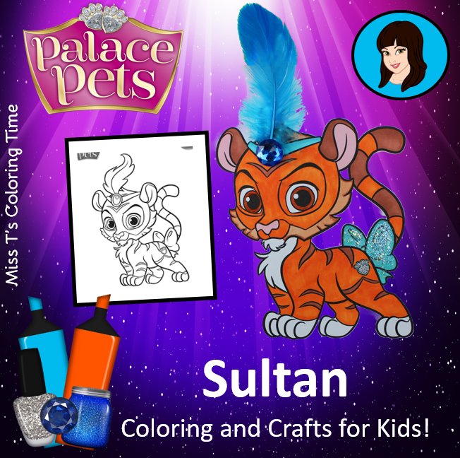 MissColorTime's tweet image. Watch Video Here: youtube.com/watch?v=nH8LPf…
Princess Palace Pets - Sultan Coloring Page Video for Kids! Make sure to check out this family friendly video at Miss T's Coloring Time!! #coloringpages #youtubevideos #coloringpagesforkids #misscoloringtime #palacepets