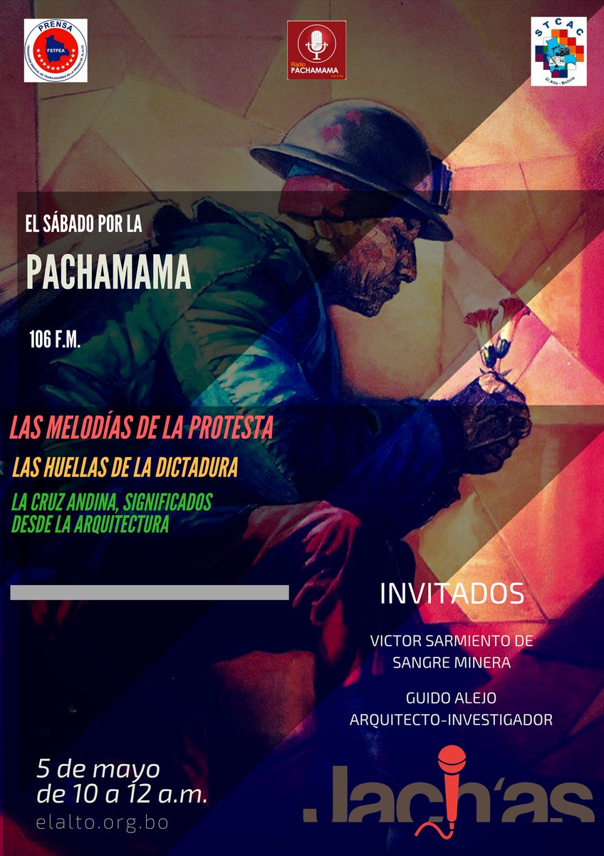 ElAlto_Org's tweet photo. Nuestra agenda en los #Jachas de #RadioPachamama #ElAlto https://t.co/Rcwc2Vy0Z0