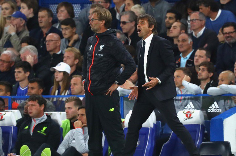Image result for Antonio Conte taunts Liverpool ahead of Chelsea clash and insists "lucky" sides can win Champions League