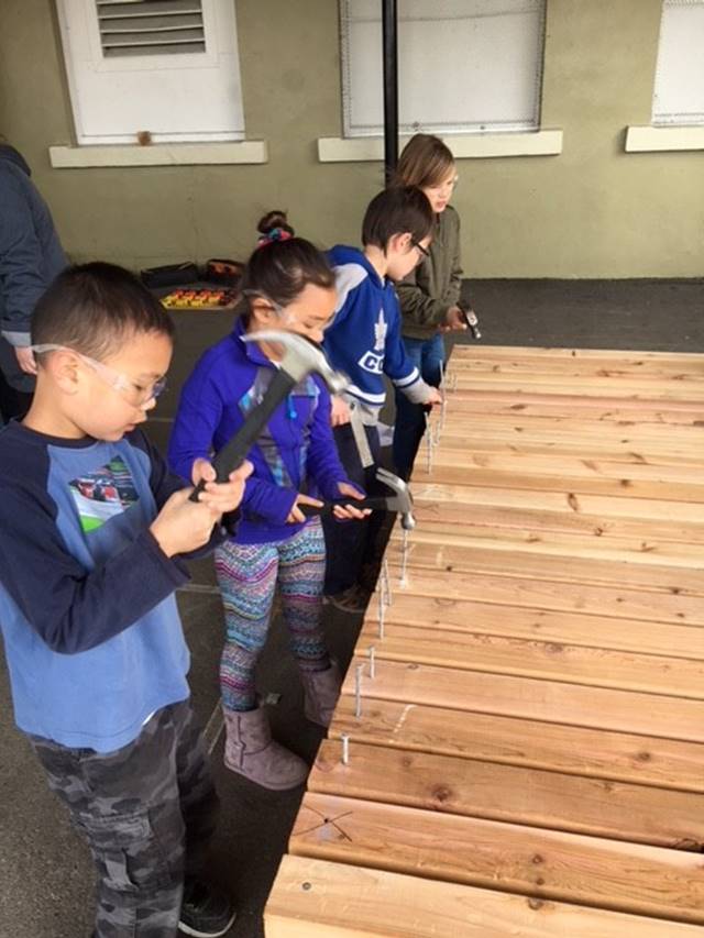 vsbcareered's tweet image. It's all about teamwork! Building garden boxes @VSB39 Van Horne Elementary.  Thx Mr. Evans @TupperTech for the guidance.  #safetyfirst #startthemearly #vsblearns