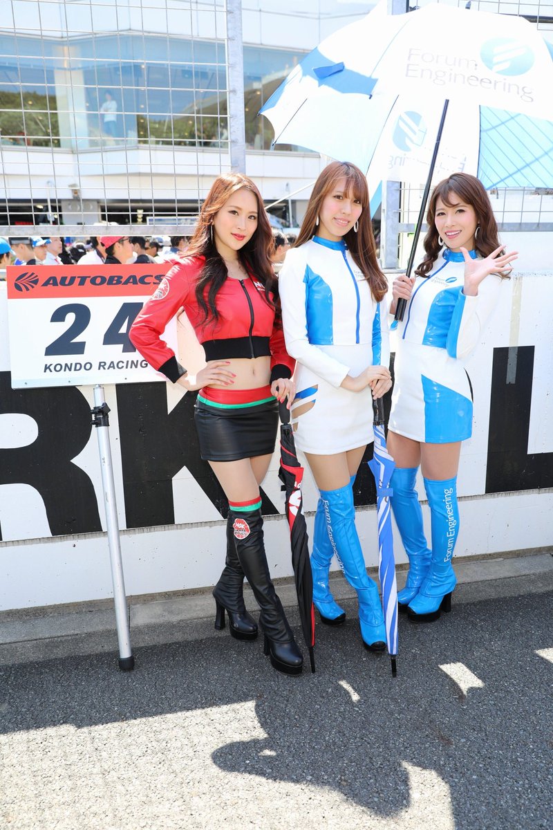 boss_lexusowner's tweet photo. SuperGT2018 Vol.2 FSW
決勝日
#24kondoracing
#ForumEngineering
#NGKスパークガール
#福江菜々華 @ec_nanaka
#青山由美子 @yumi_ko_314
#吉見あや @aya1004pj https://t.co/27J1NtgQ1M