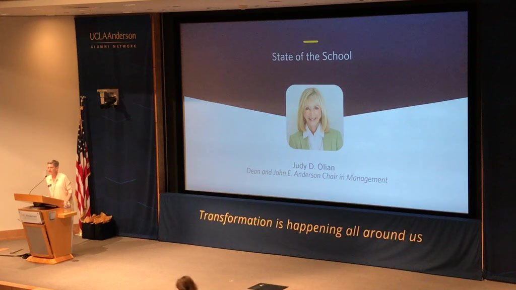We're LIVE from #AndersonAlumConf with @deanolian: State of the School.

Tune-in: bit.ly/2rq9Or0