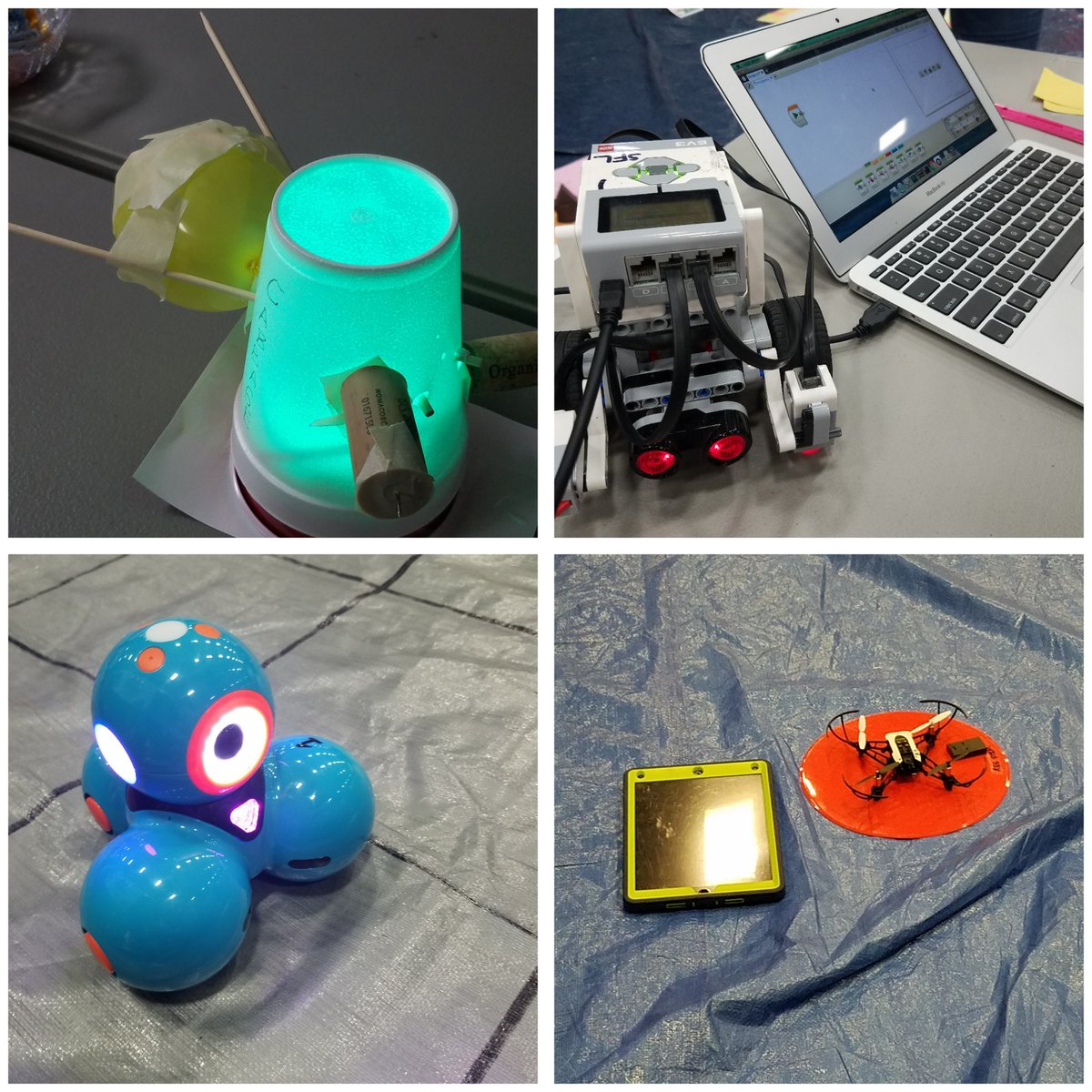 What awesome things #NCRobotics  are doing in Moore Co. I got to do coding challenges for all of these bots and see kids do amazing things at their first robotics competition! #pumasinnovate #STEMrocks #ohtheplacesyoulllego #spheropredatorbattle