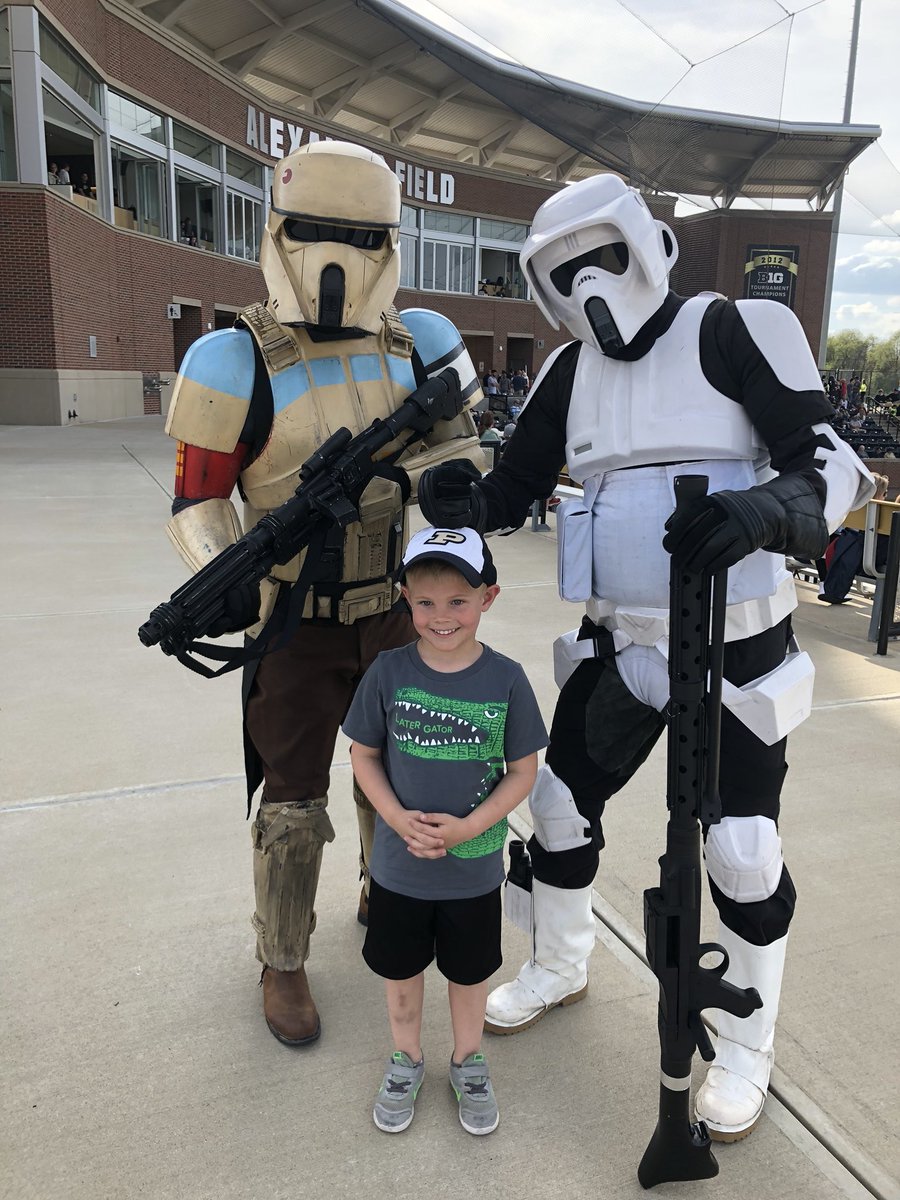 Fun Star Wars Night, <a href="/PurdueBaseball/">Purdue Baseball</a>!