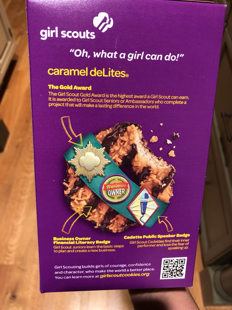 StephanieQuayle's tweet image. When it comes to @girlscouts #cookies my hubby has the best outlook...”I count my cookies in rows, I only had 3”. #selfish for #carameldelites #girlscouts