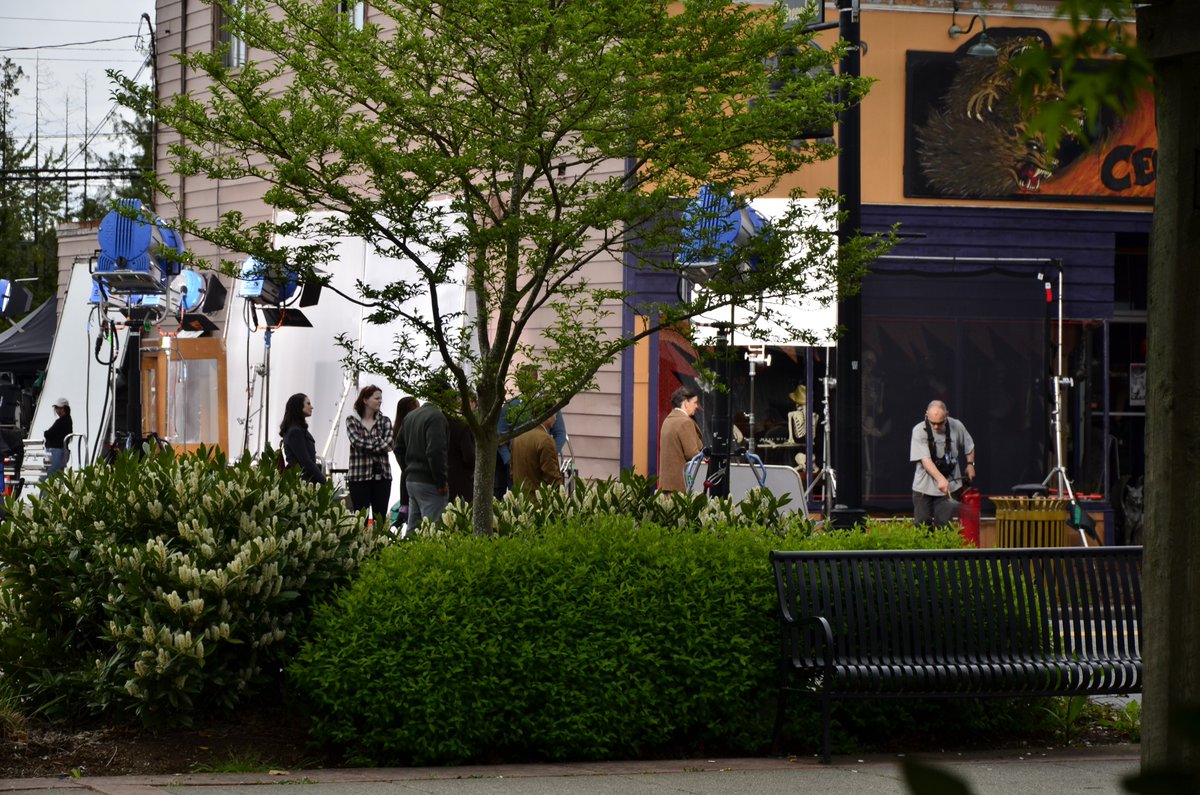 Paradeguy's tweet photo. More action on set @TCAOfSabrina @creativebcs @theBCFilms #ChillingAdventuresOfSabrina @CityofSurrey @CloverdaleBC1 @CloverdaleCOC @CloverdaleRodeo @DiscoverSurrey @pulse1077 @TCAOSabrinaBR @SabrinaChilling @CloverdaleNews https://t.co/9vzdCtCS5t