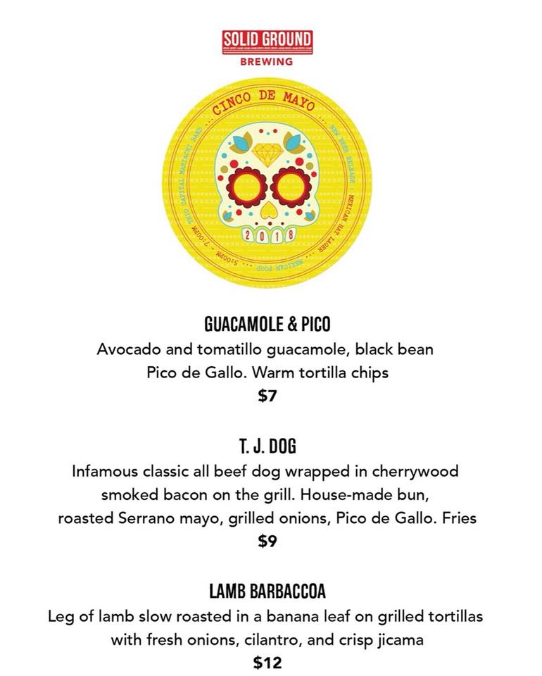 #CincoDeMayo is tomorrow! New Mexican-style Lager🍺, New food specials🌮, and mariachi🎶 from 5-7pm!