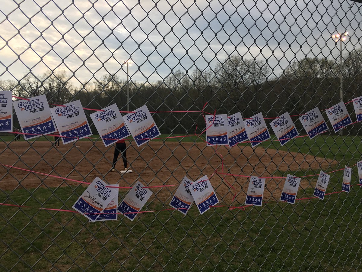 BethelSports's tweet photo. Bethel softball is hosting Masuk right now for their coaches vs. cancer game.  Well done by Bethel coaches, players, and athletes for organizing such a great event. https://t.co/1375mgW4yC