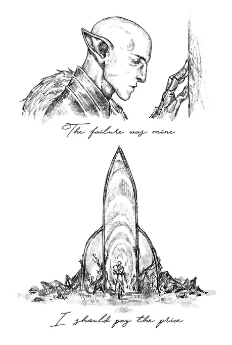 I would not have you see what I become ?mini comic part I #dragonageinquisition #dragonage #solas 