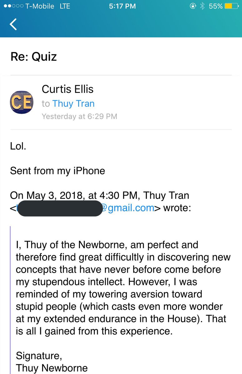 Thuy_Tran_'s tweet image. #tipsforfreshmen 
Don&apos;t think you have to type up a professional email or anything because 11/10 times your professor will answer back like this: