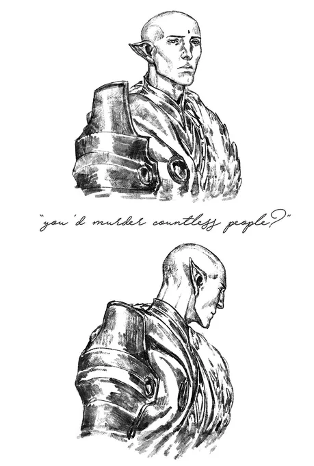 I would not have you see what I become ?mini comic part V #dragonageinquisition #dragonage #solas 