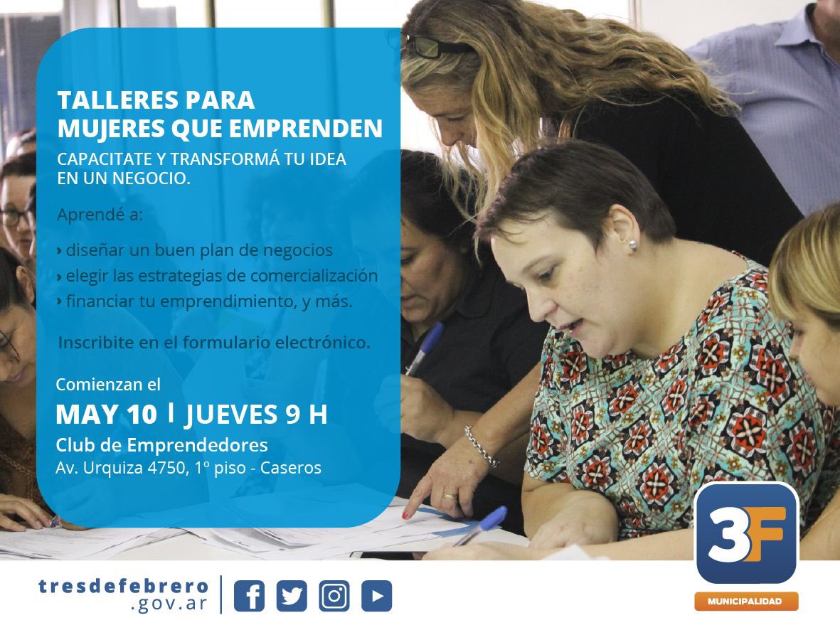 danielavramos's tweet photo. Iniciamos un nuevo ciclo de capacitaciones y talleres de reflexión especialmente pensados para mujeres emprendedoras. Inscribite acá: https://t.co/vXlCMiVDR7 #3Femprende #3FInnova. @dievalen https://t.co/C4OCcSnSoK