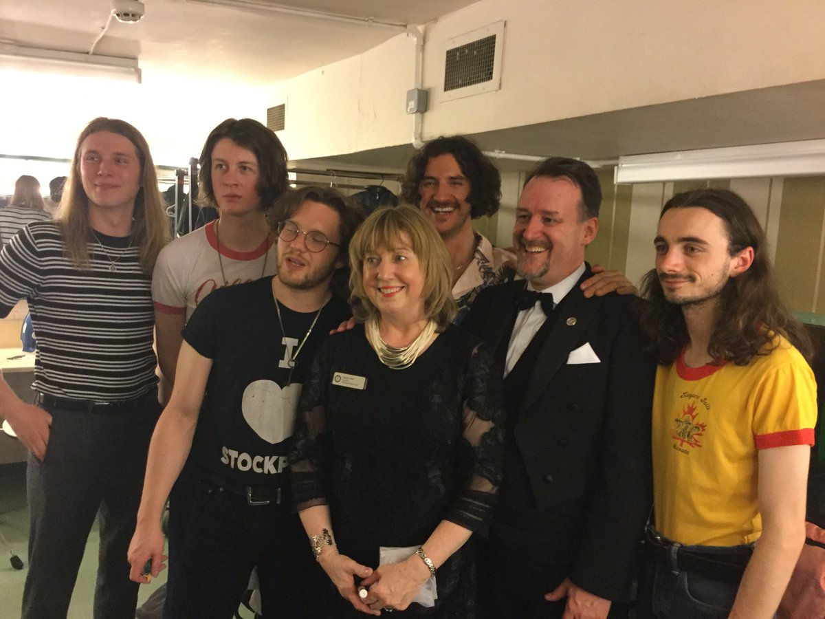 MayorStockport's tweet photo. Brilliant Blossoms  Stockport lads brought Stockport alive tonight at the wonderful Plaza Theatre.  If there was only one reason why we saved this theatre 20 years ago... tonight was the reason ......bestest wishes boys  Linda Mayor Stockport  xxxxx https://t.co/wDgX1ZfQIc