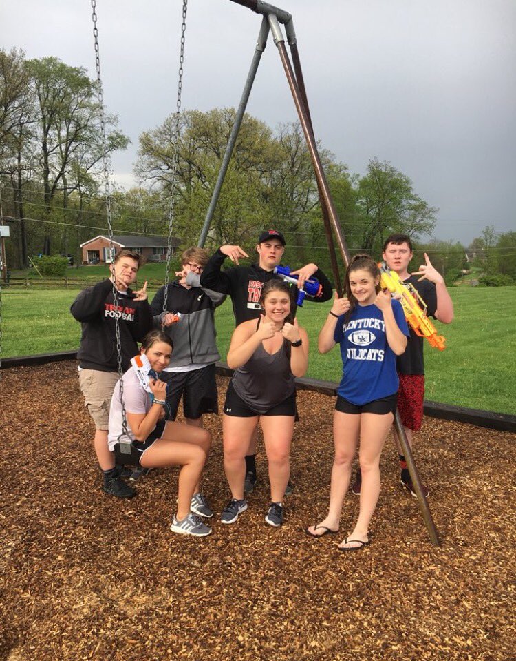 echs_nerf's tweet image. Gage Ertel (Elite Scum) killed Cami Eberhart (Dart Daddies). Trey Clinger (Elite Scum) killed Cat Gregg (Dart Daddies). Gabe Patton (Elite Scum) killed Molly Gregg (Dart Daddies)