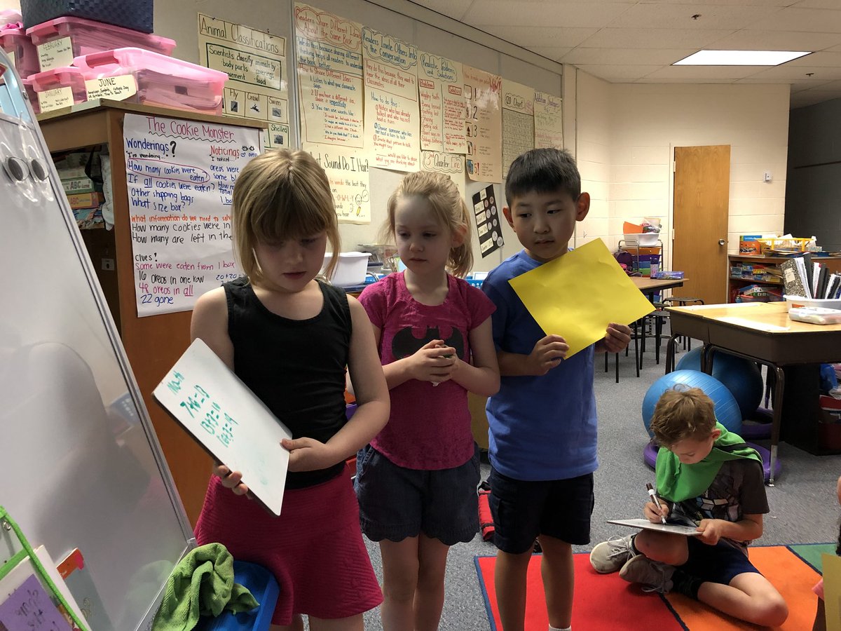 3 Act Tasks give us a chance to solve a problem as a team!! #firstgrade #firstgradechallengeaccepted