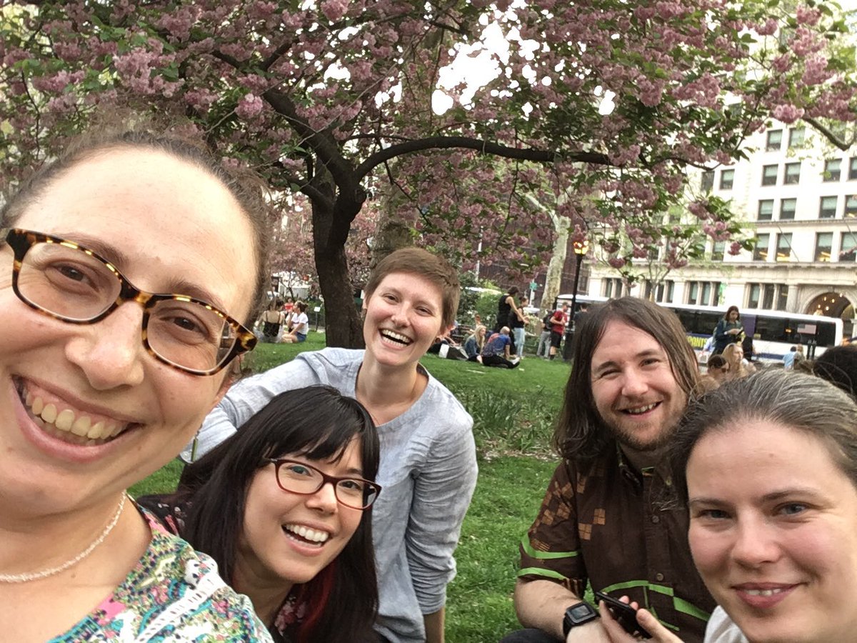 kellecruz's tweet photo. Much needed grass and cherry tree hack! #pyastro18 https://t.co/Jv2Cm3OizS