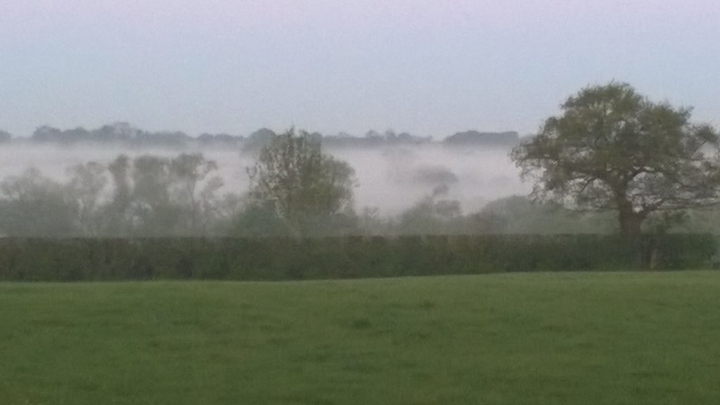 Mist over the weaver valley, going to be a lovely day