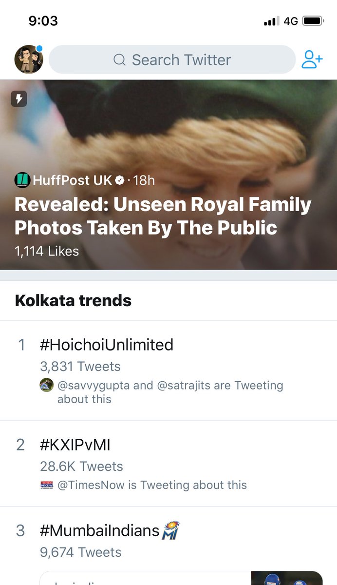 idevadhikari's tweet photo. Nice to see #HoichoiUnlimited is still trending at no.1 position after 12 hours also...Good beginning of my 1st day shoot...😘😘😘 https://t.co/vw9b6c77vO