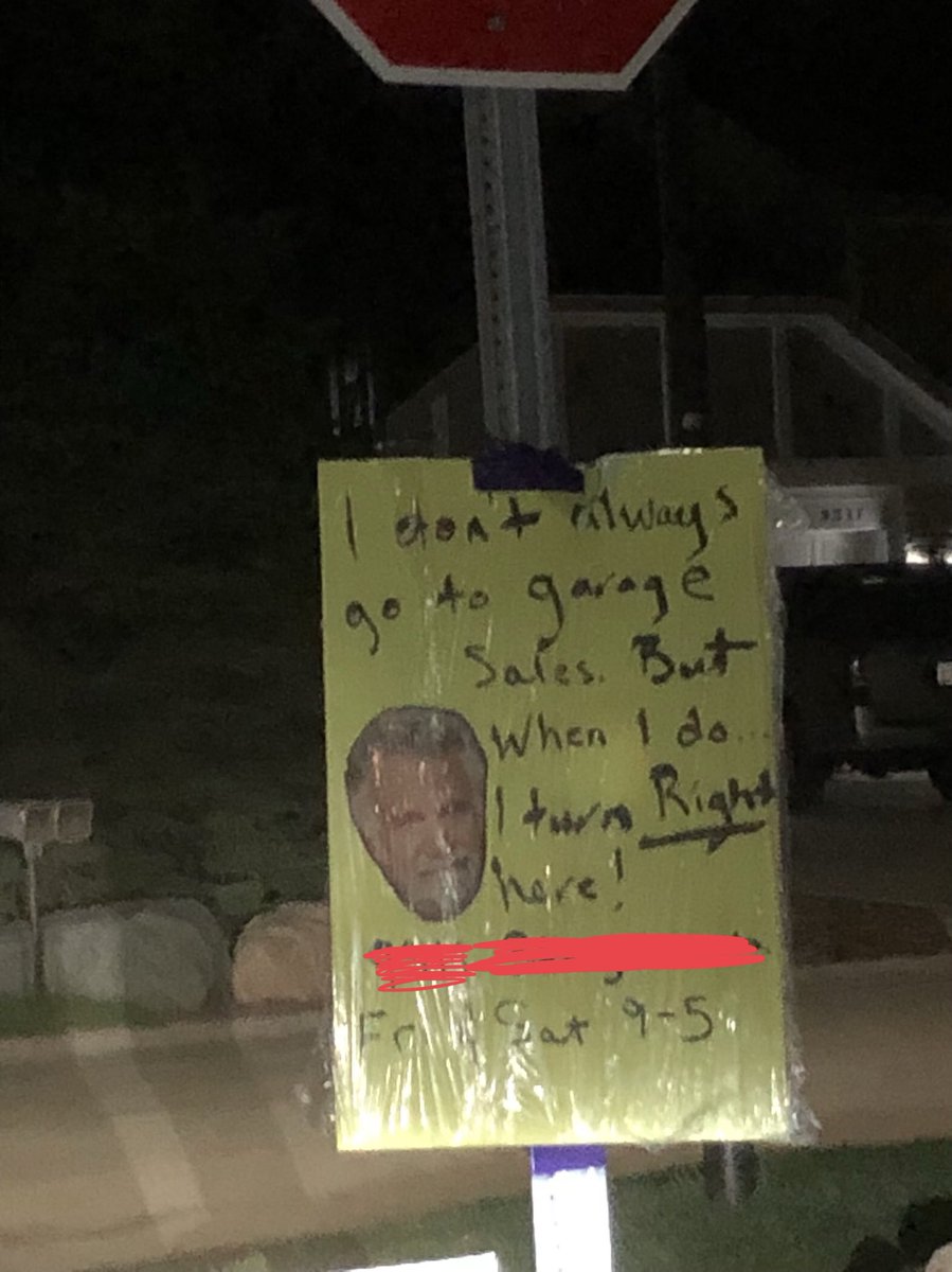 Emily Boner On Twitter My Neighbors Meme Vertised Their Garage