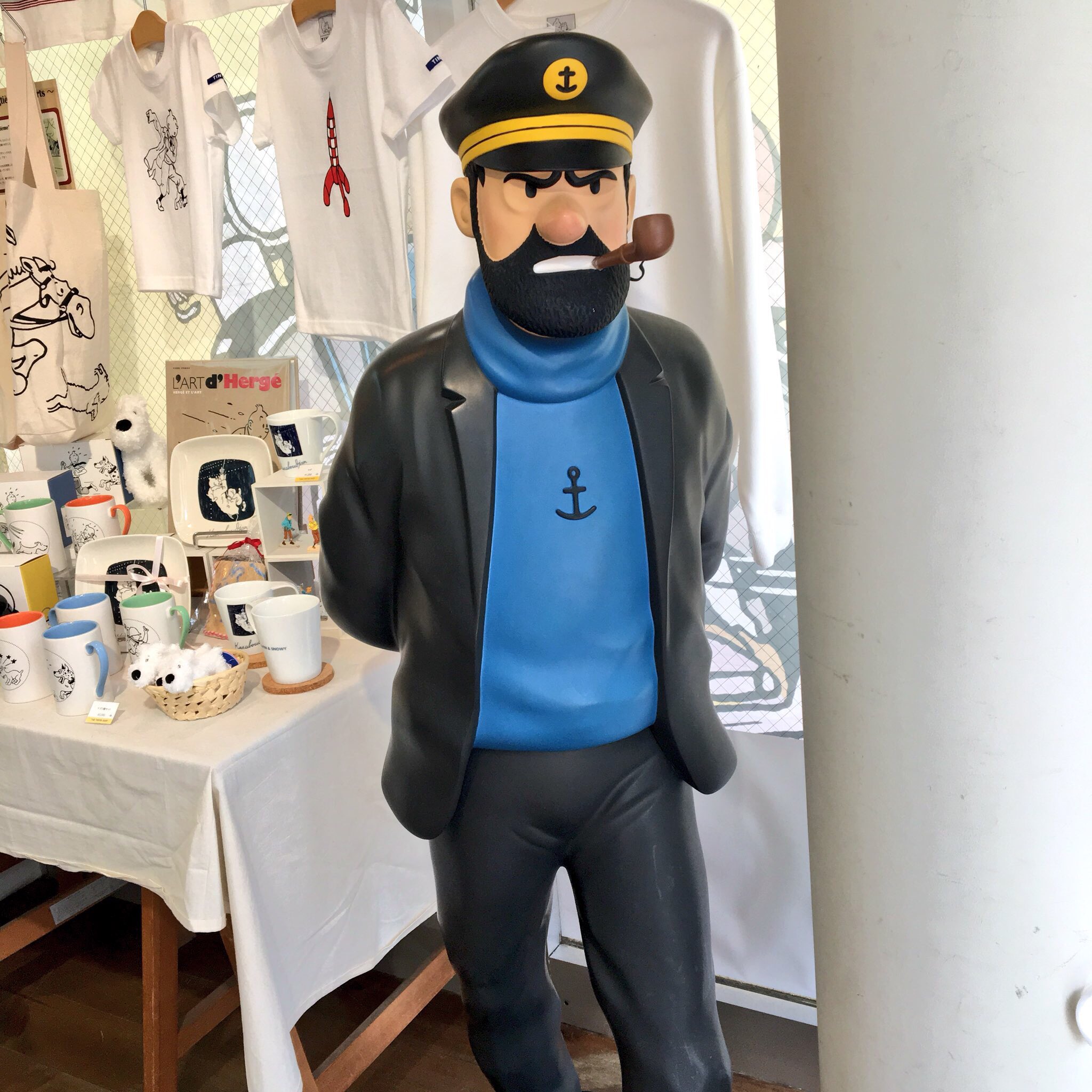 中古・タンタンの冒険　フィギュア　TINTIN　美品 タンタンの冒険 タンタンとスノーウィのフィギュア TINTIN